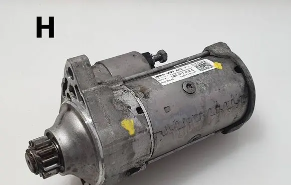 Audi A3 S3 8V Starter motor 02E911022C 260118 RSW20R10