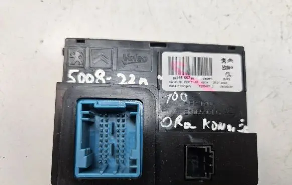 Peugeot 5008 II Air conditioning/heating control unit 9836666280