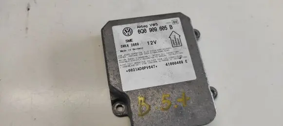 Volkswagen PASSAT B5.5 Airbag control unit/module 6Q0909605B 5WK42869 41000409E
