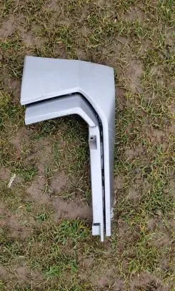 Volkswagen Tiguan Front bumper corner part panel trim 5NN853211C