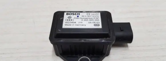 Audi A6 S6 C5 4B ESP acceleration yaw rate sensor 8E0907637A 0023494 0265005245