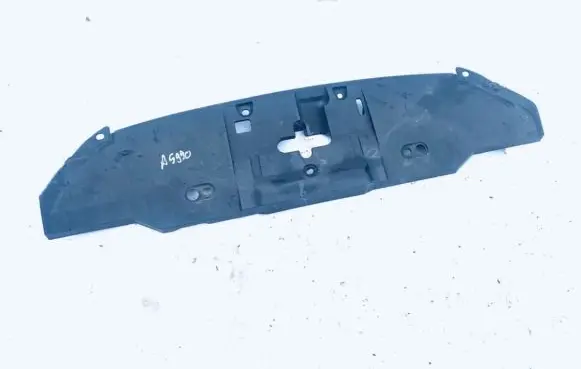 Engine bonnet/hood lock trim molding