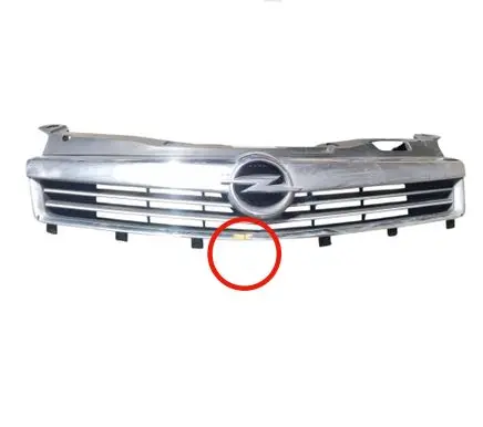 Opel Astra H Front bumper upper radiator grill 13225780 461088395