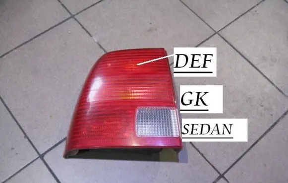 Volkswagen PASSAT B5 Rear/tail lights