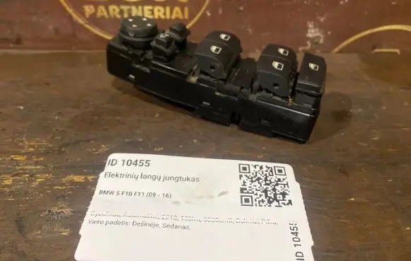 BMW 5 F10 F11 Electric window control switch 917991302
