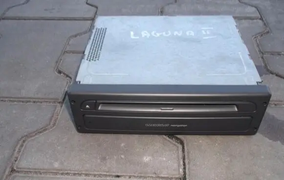 Navigation unit CD/DVD player