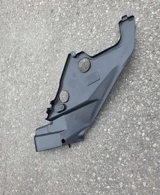 Engine bonnet/hood lock trim molding