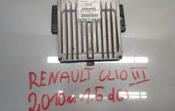 Renault Clio III Engine ECU kit and lock set 8200911560