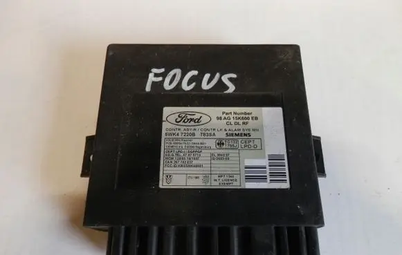 Ford Focus Comfort/convenience module 98AG15K600EB