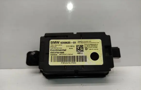 BMW 3 F30 F35 F31 Alarm control unit/module 9269635 61316817933 A2C37521600