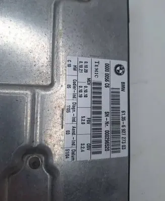 BMW 5 E60 E61 Seat control module 6927273 9099000000 079967000