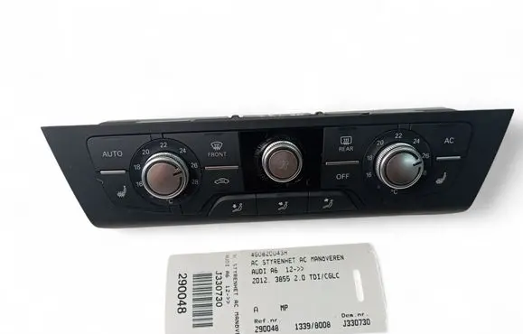 Audi A6 S6 C7 4G Interior fan control switch 4G0820043H