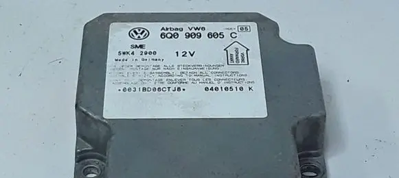 Volkswagen PASSAT B5.5 Airbag control unit/module 6Q0909605C