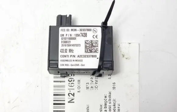 Chevrolet Corvette C7 Steering rack control module 32337800 13587438 A2C32337800