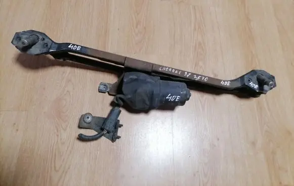 Jeep Cherokee XJ Front wiper linkage and motor