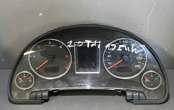 Audi A4 S4 B7 8E 8H Speedometer (instrument cluster) 8E0920901H 0263626408 0083000179