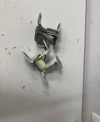 Front door hinge set