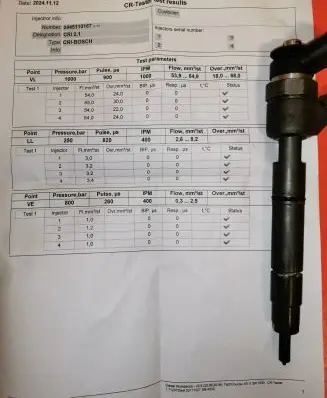 Mercedes-Benz B W245 Fuel injector A6400700787