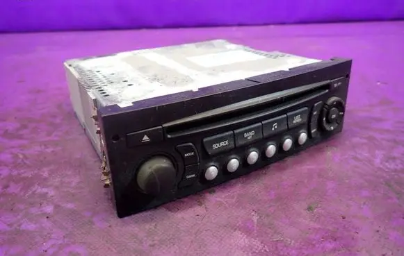 Peugeot 207 CC Radio/CD/DVD/GPS head unit 
