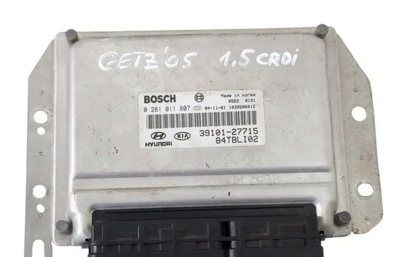 Hyundai Getz Engine control unit/module 0281011807 3910127715 1039S06012
