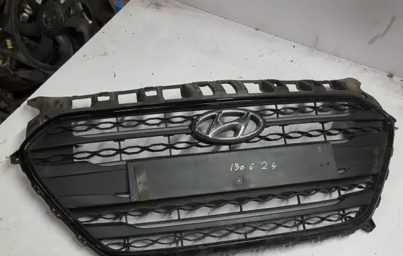 Front bumper upper radiator grill