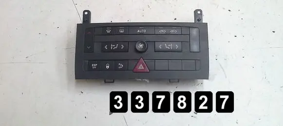 Citroen C6 Climate control unit 96498317XT