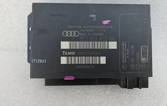 Audi A4 S4 B6 8E 8H Comfort/convenience module 8E0959433AN