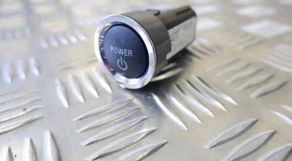 Engine start stop button switch