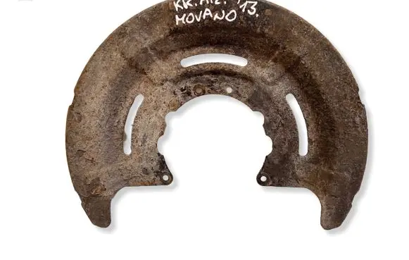 Opel Movano B Rear brake disc plate dust cover 