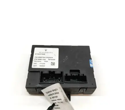 Maserati Ghibli Tailgate/trunk control unit/module C61856104 670037049