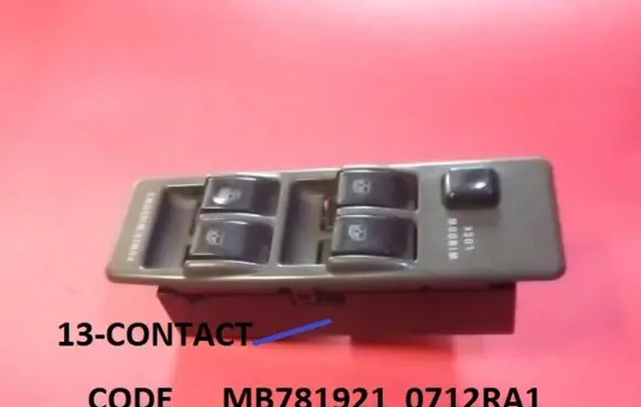 Mitsubishi Pajero Sport I Electric window control switch MB781921 0712RA1