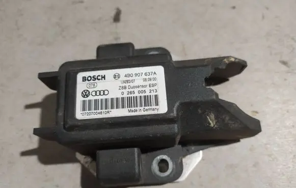 Audi A6 S6 C5 4B ESP acceleration yaw rate sensor 4B0907637A