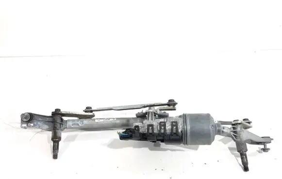 Front wiper linkage and motor