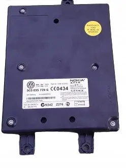 Volkswagen PASSAT B6 Bluetooth control unit module 3C0035729G