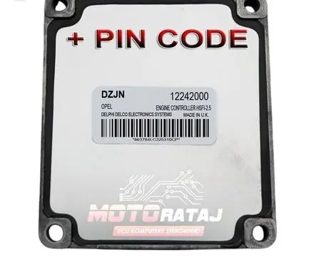 Opel Meriva A Engine control unit/module 12242000