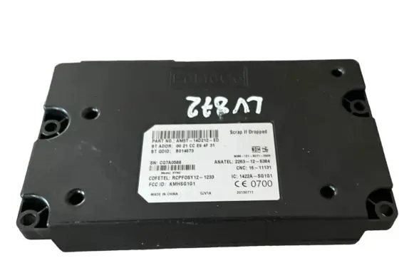 Ford C-MAX II Bluetooth control unit module AM5T14D212ED 0021CCE94F31