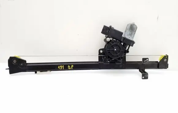 Front door window regulator with motor