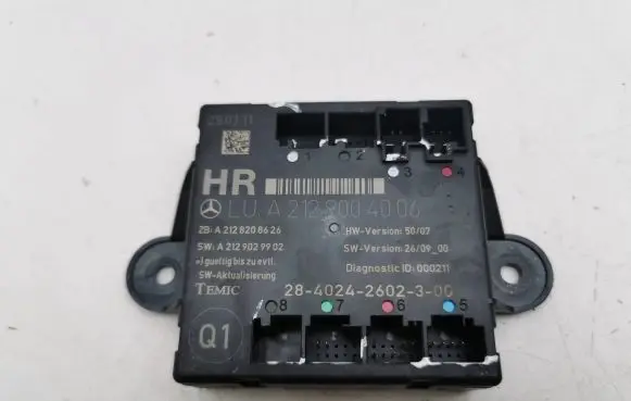 Mercedes-Benz C W204 Door control unit/module A2129004006