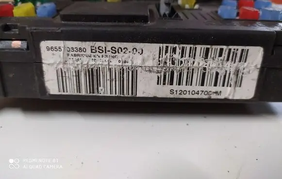 Peugeot 407 Comfort/convenience module 9655708380 S120104700M
