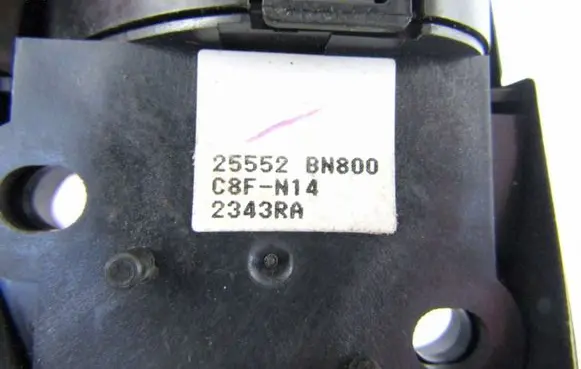 Nissan Almera Tino Multifunctional control switch/knob 25552BN800