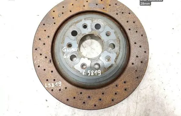 Maserati Ghibli Rear brake disc 6622017DR
