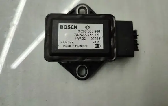 BMW 5 E60 E61 ESP acceleration yaw rate sensor 0265005266 6758750