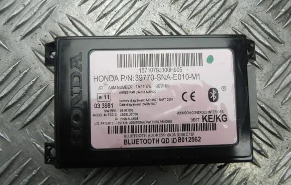 Bluetooth control unit module