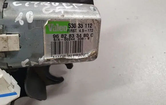Citroen C5 Rear window wiper motor 9682833480C 53033112