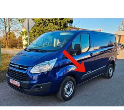 Ford Transit Custom Front door trim (molding) BK21V20781