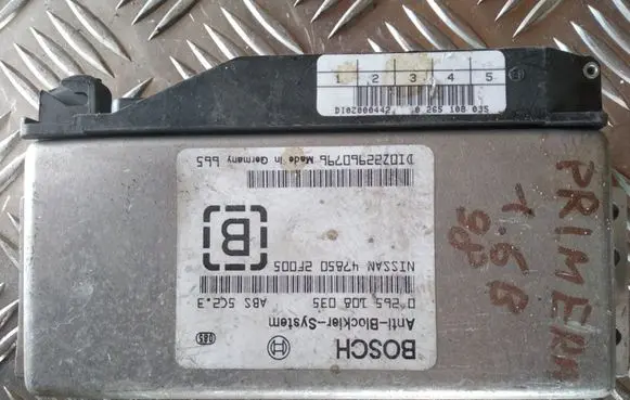 Nissan Primera ABS control unit/module 0265108035 478502F005 DI0Z22960796