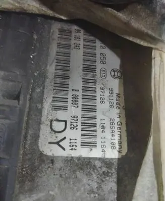 Opel Zafira A Engine control unit/module 09181243 28SA4108