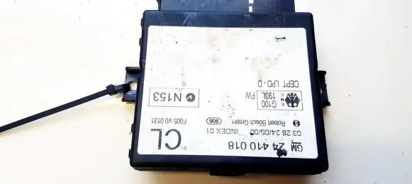 Opel Zafira A Comfort/convenience module 24410018 F005V00131