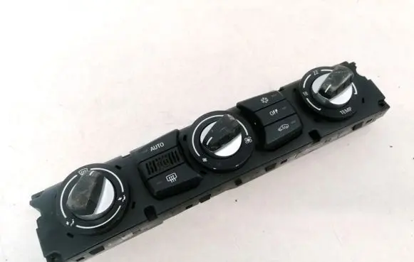 BMW 5 E60 E61 Climate control unit 6411917771201 64119177712-01