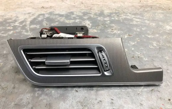 Dashboard side air vent grill/cover trim